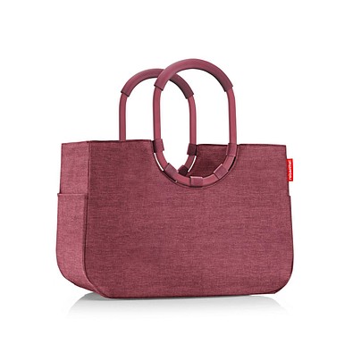 reisenthel® Einkaufstasche loopshopper L, twist maroon