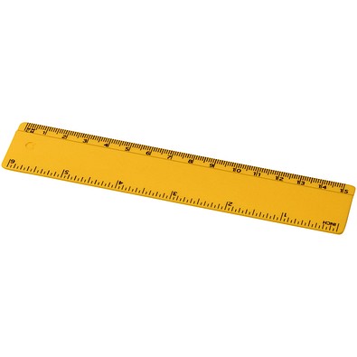 Renzo 15 cm Kunststofflineal, gelb
