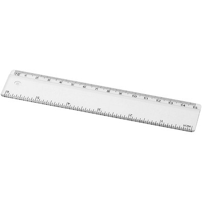 Renzo 15 cm Kunststofflineal, transparent klar
