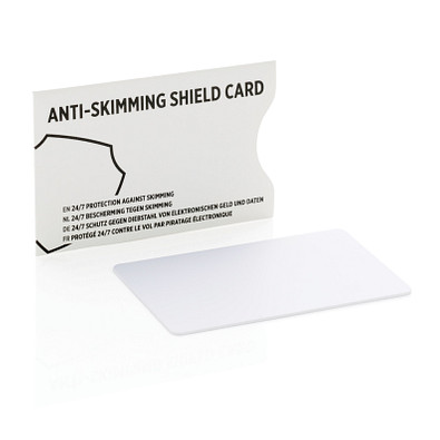 XD COLLECTION RFID Anti-Skimming-Karte, weiß