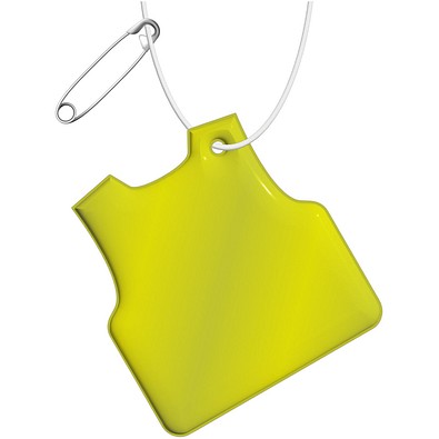 RFX™ H-16 Reflektierender Anhänger in Form einer Weste, neongelb