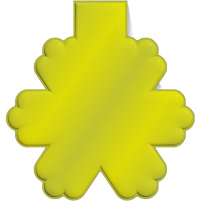 RFX™ M-10 Reflektierender TPU-Magnet Schneeflocke, neongelb