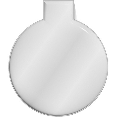 RFX™ M-10 Runder, reflektierender PVC-Magnet, groß, weiss