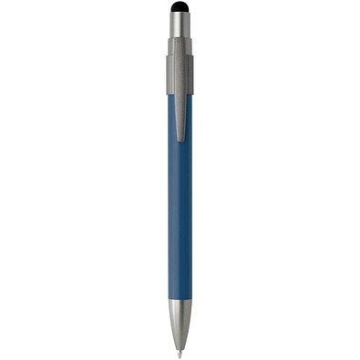 Rill RCS recycelter Kugelschreiber mit Stylus und Fidget Spinner (blaue Mine), Ozeanblau