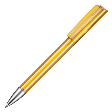 RITTER PEN Drehkugelschreiber Glory, blaue Mine, gelb/transparent