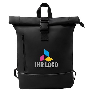 Roll-Top Rucksack Valdez, black