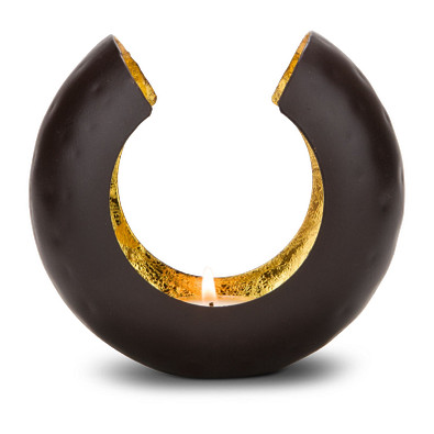 ROMINOX® Teelichtschale Sakrale, braun