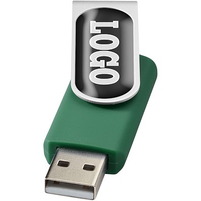 Rotate Doming USB-Stick, grün, 4GB