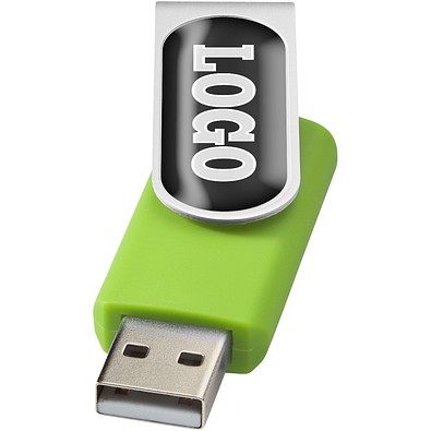 Rotate Doming USB-Stick, limone, 16GB