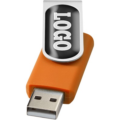Rotate Doming USB-Stick, orange, 2GB