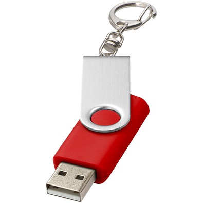 Rotate mit Schlüsselanhänger USB-Stick, mittelrot, 32GB
