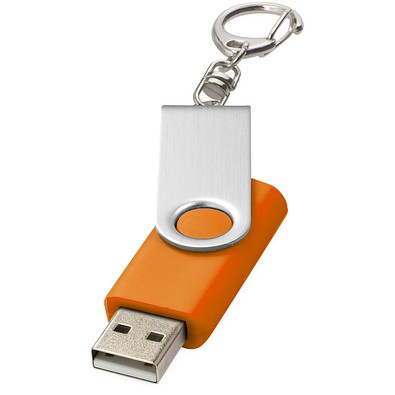 Rotate mit Schlüsselanhänger USB-Stick, orange, 1GB