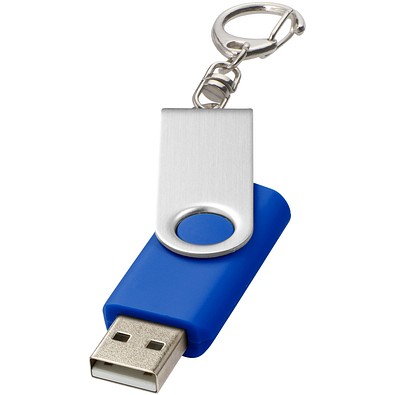 Rotate mit Schlüsselanhänger USB-Stick, royalblau, 4GB