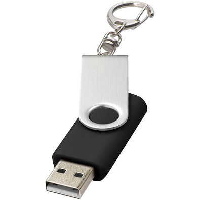 Rotate mit Schlüsselanhänger USB-Stick, schwarz, 4GB