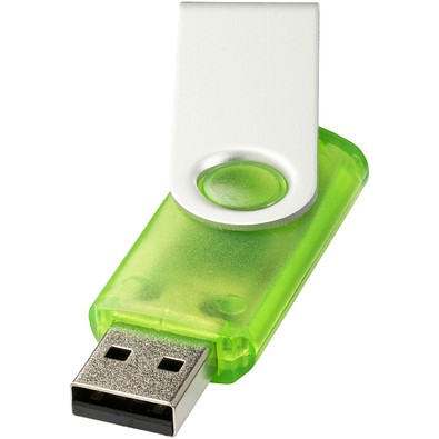 Rotate Transculent USB-Stick, grün, 2GB
