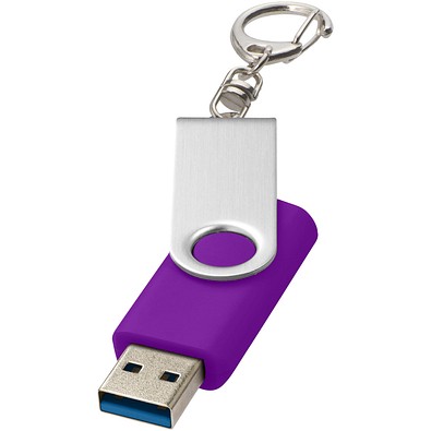 Rotate USB-Stick 3.0 mit Schlüsselanhänger, lila, 16GB