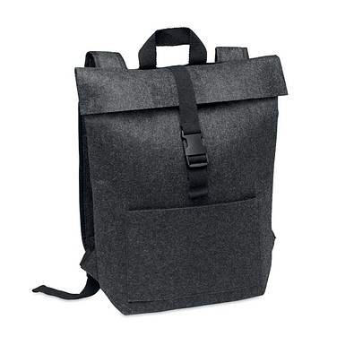 Rucksack RPET-Filz INDICO PACK, Steingrau