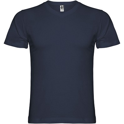 Samoyedo T-Shirt mit V-Ausschnitt für Herren, Navy Blue, M