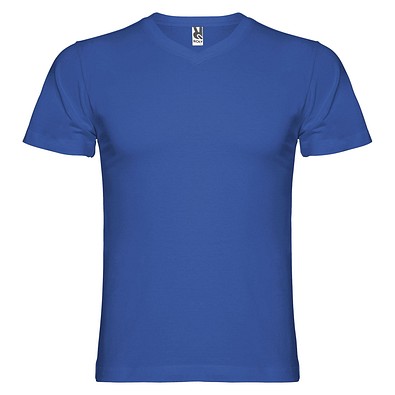 Samoyedo T-Shirt mit V-Ausschnitt für Herren, Royal, 2XL