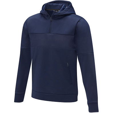 Sayan Kapuzenpullover mit halbem Reißverschluss für Herren, navy,  S