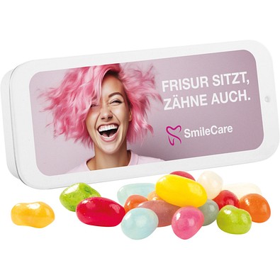 Schiebedeckeldose, American Style Jelly Beans, inkl. Druck