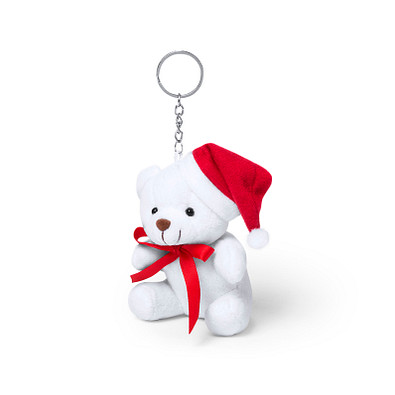 Schlüsselanhänger Teddy Glenda, weiß, weiß