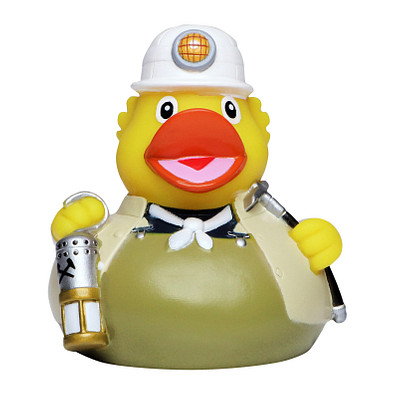 Schnabels® Bade-Ente Bergmann, bunt