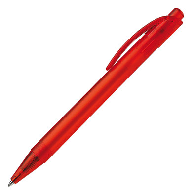 Schneider Druckkugelschreiber Dynamix, blaue Mine, rot-gefrostet