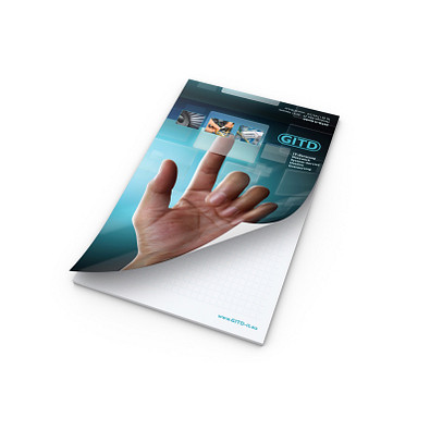 Geiger-Notes Schreibblock A5 Cover Bestseller, ohne Lochung, inkl. Druck, weiß