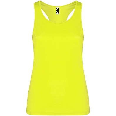 Schura Sport Top für Damen, Fluor Yellow, XL