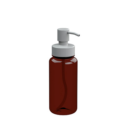 Seifenspender Deluxe 0,4 l, colour, transparent-braun