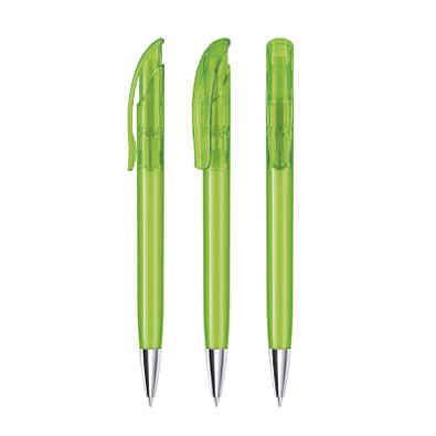 senator® Druckkugelschreiber Challenger Clear MT, blaue Mine, grün 376