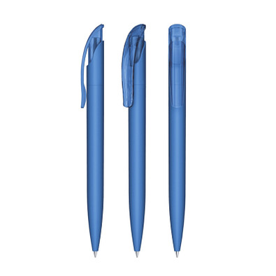 senator® Druckkugelschreiber Challenger Soft Touch, blaue Mine, blau 2935
