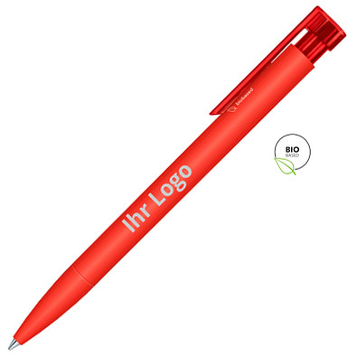senator® Druckkugelschreiber Liberty Bio, blaue Mine, rot 485