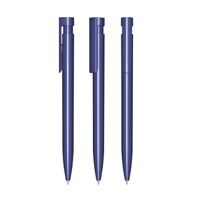 senator® Druckkugelschreiber Liberty Polished, blaue Mine, blau 2757