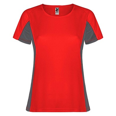 Shanghai Sport T-Shirt für Damen, rot / Dark Lead, M