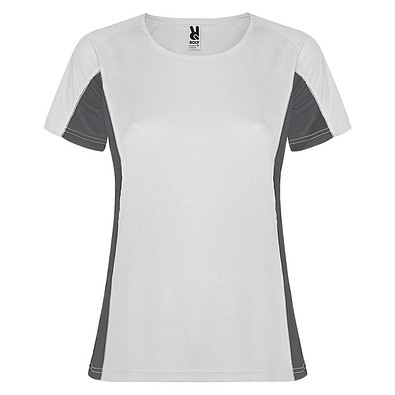 Shanghai Sport T-Shirt für Damen, weiß / Dark Lead, L