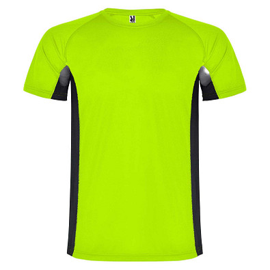 Shanghai Sport T-Shirt für Herren, Fluor Green / schwarz, L