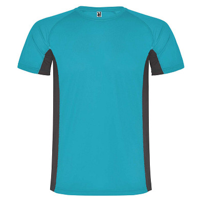 Shanghai Sport T-Shirt für Herren, türkis / Dark Lead, 2XL