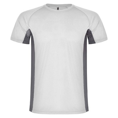 Shanghai Sport T-Shirt für Kinder, weiß / Dark Lead, 8