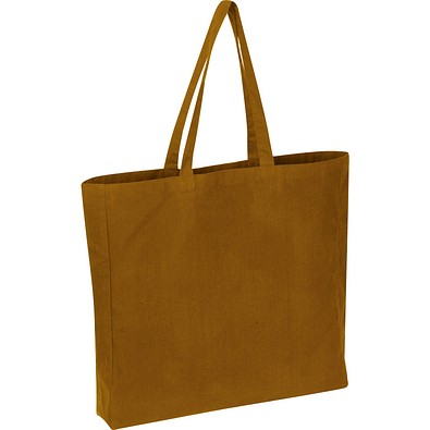 Shopper aus recycelter Baumwolle und Polyester NINA, braun