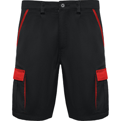 Workwear Shorts Tahoe, XL, schwarz/rot