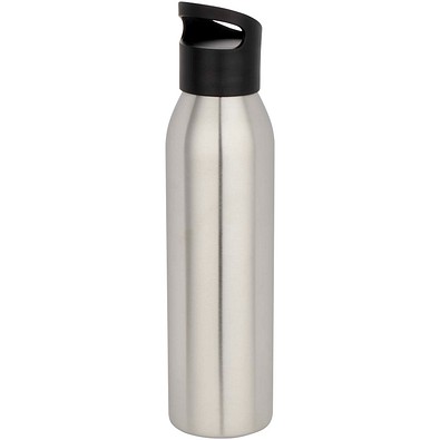Sky 650 ml RCS-zertifizierte, einwandige Trinkflasche aus recyceltem Edelstahl, edelstahl grau