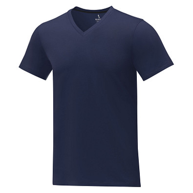 Somoto T-Shirt mit V-Ausschnitt für Herren, navy, M