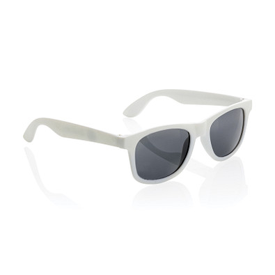 Sonnenbrille aus RCS recyceltem PP-Kunststoff, weiß