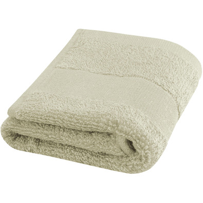 Sophia 450 g/m2 Baumwollhandtuch 30 x 50 cm, hellgrau