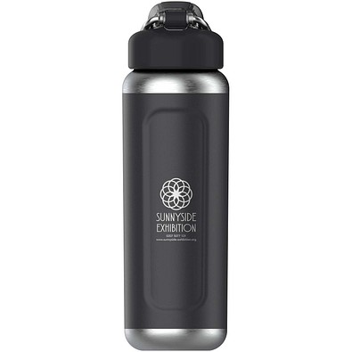 Stanley Classic Wellspring 710 ml isolierte Flasche aus recyceltem Edelstahl, schwarz