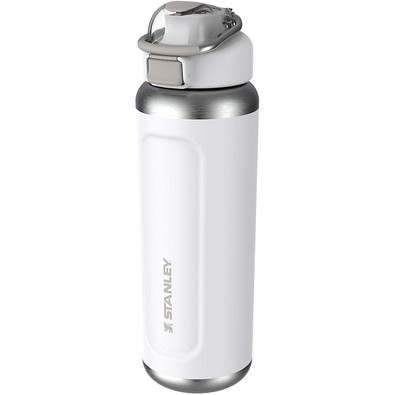 Stanley Classic Wellspring 710 ml isolierte Flasche aus recyceltem Edelstahl, weiss