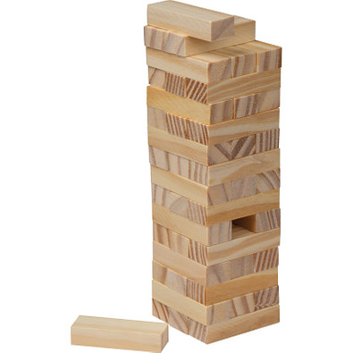 Holz Stapelturm, braun