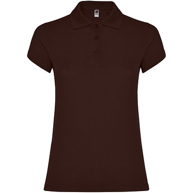 Star Poloshirt für Damen, Chocolat, 3XL